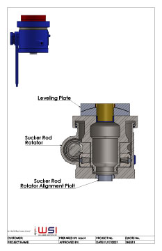 Leveling Plate Installation Drawing