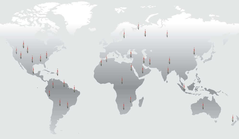 Wellhead Systems representation map