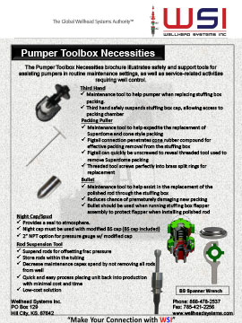Pumper Toolbox Necessities