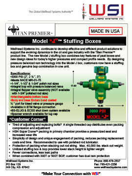 Model J Stuffing Box 3000