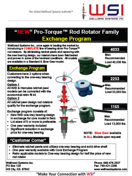 Rod Rotators Exchange Program